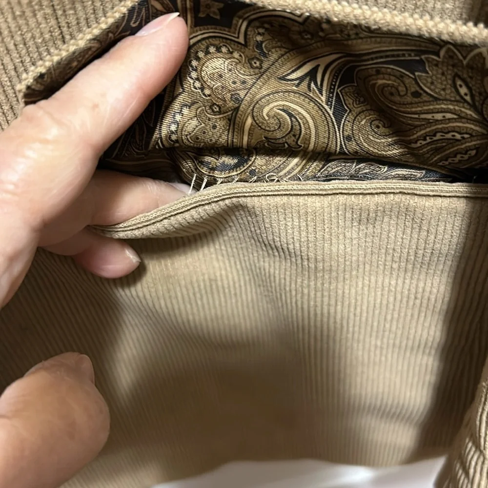 Chaps Men's Tan Corduroy Sport Coat